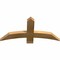 Ekena Millwork Bellingham Rough Sawn Timber Gable Bracket, Western Red Cedar, 36"W x 18"H x 2"D x 4"F, 12/12 Pitch GBW036X18X0204BEL00RWR - alternate 2
